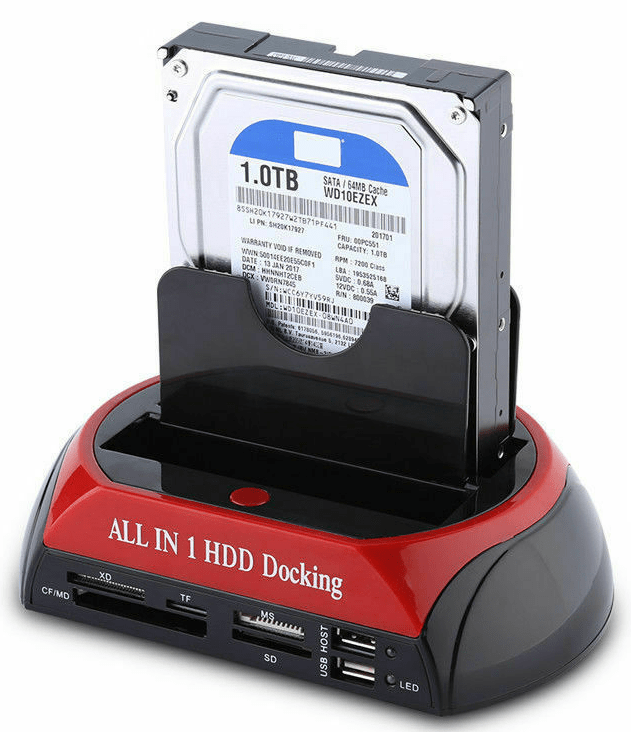 Docking Station HDD todo en uno compatible con SATA e IDE, soporte USB 2.0 y 3.0 hasta 6TB en República Dominicana