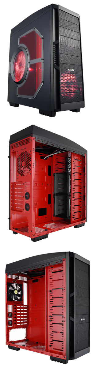 Torre para PC Gaming Super Flower SF1000RBK con Ventiladores 200 mm y 140 mm