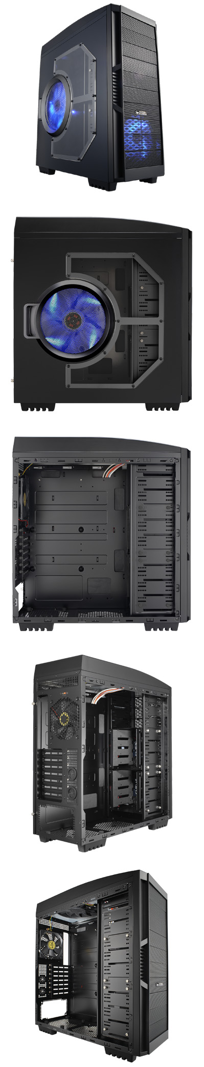 Torre para PC Gaming Super Flower SF1000RBK con Ventiladores 200 mm y 140 mm en República Dominicana