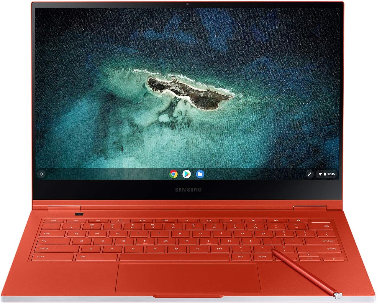 Samsung Galaxy Chromebook 13.3" 4K AMOLED en color Fiesta Red en República Dominicana