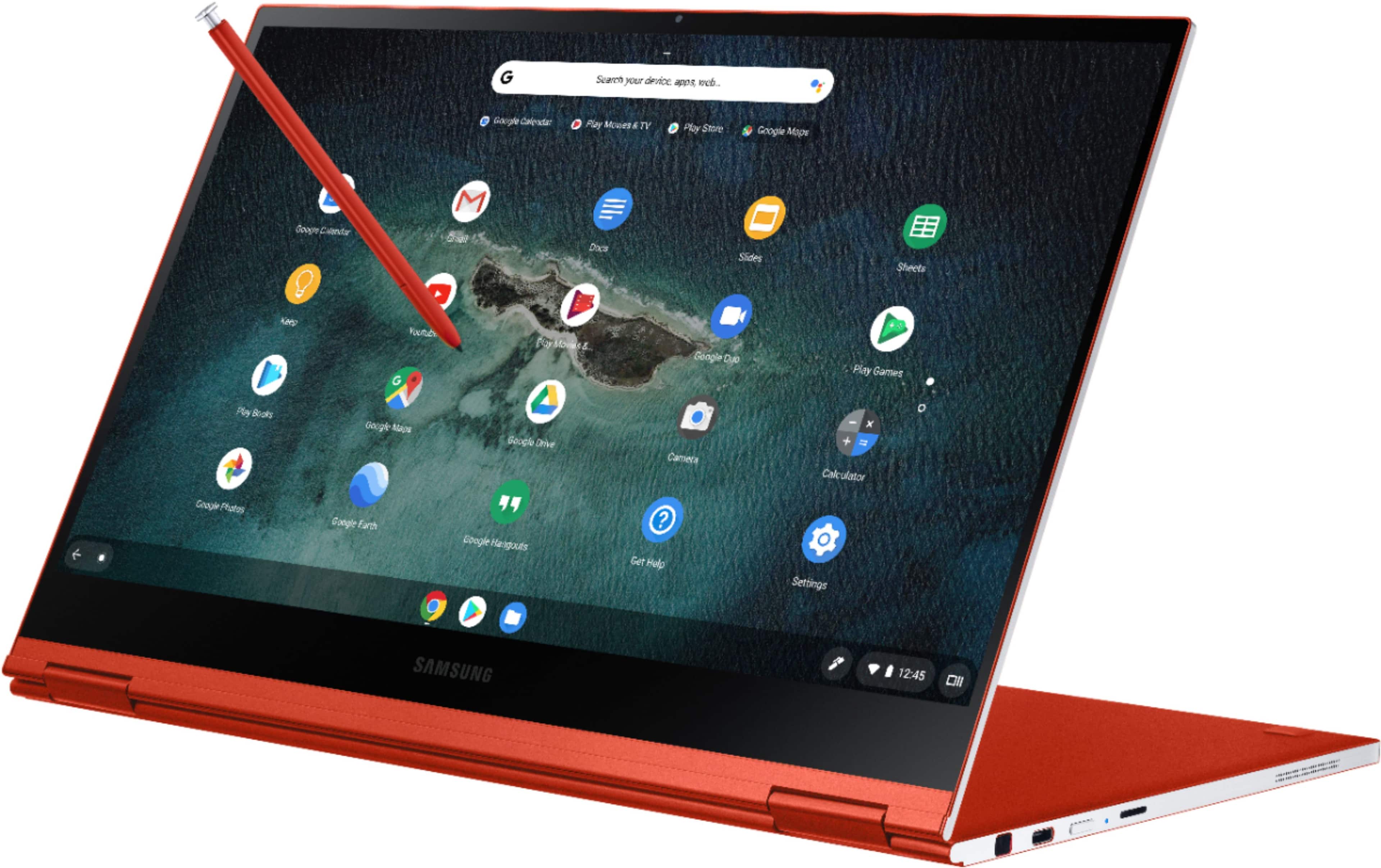 Samsung Galaxy Chromebook 13.3" 4K AMOLED en color Fiesta Red en República Dominicana