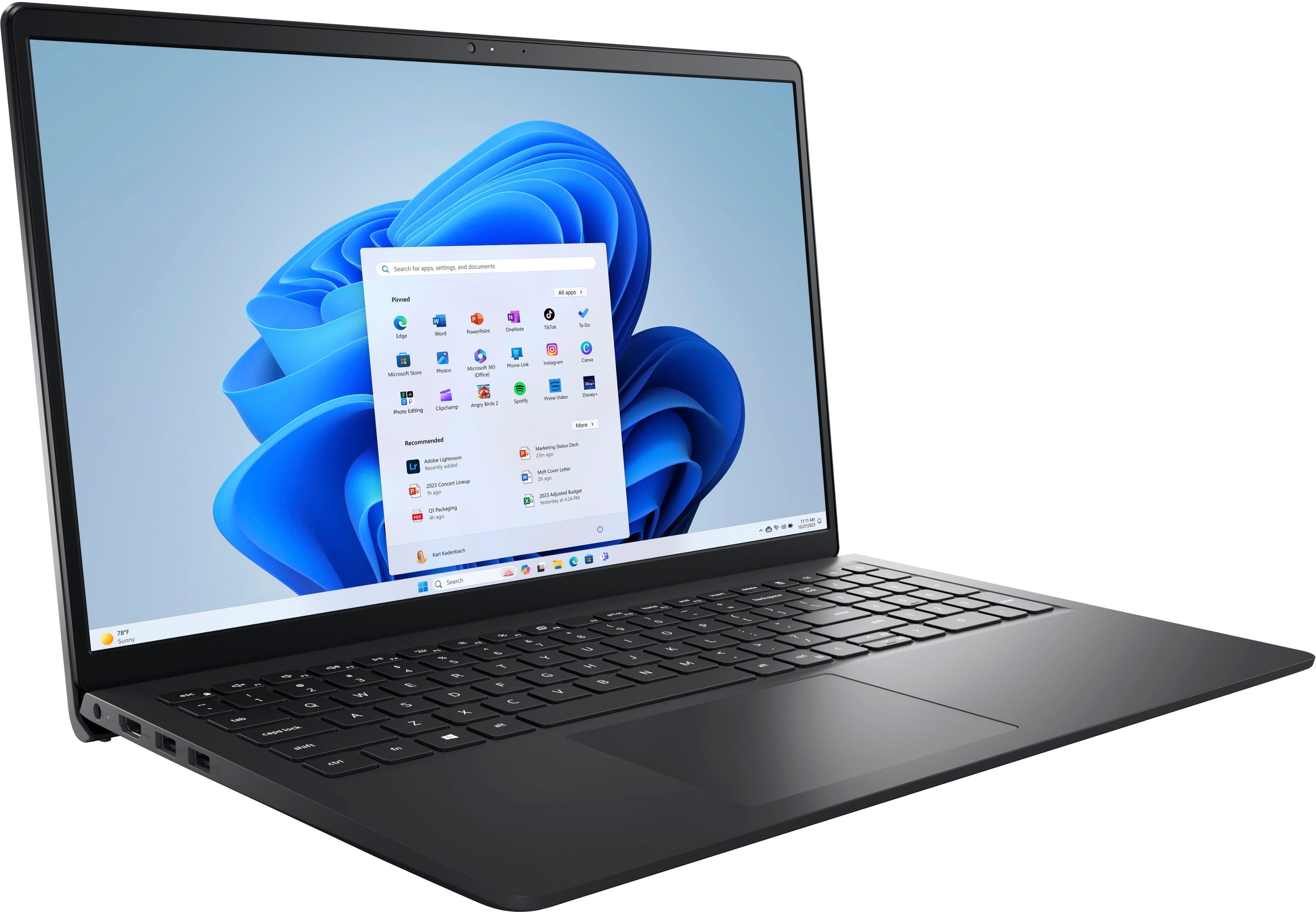 Laptop Dell Inspiron 15 con pantalla táctil, 512GB SSD y 8GB RAM en República Dominicana