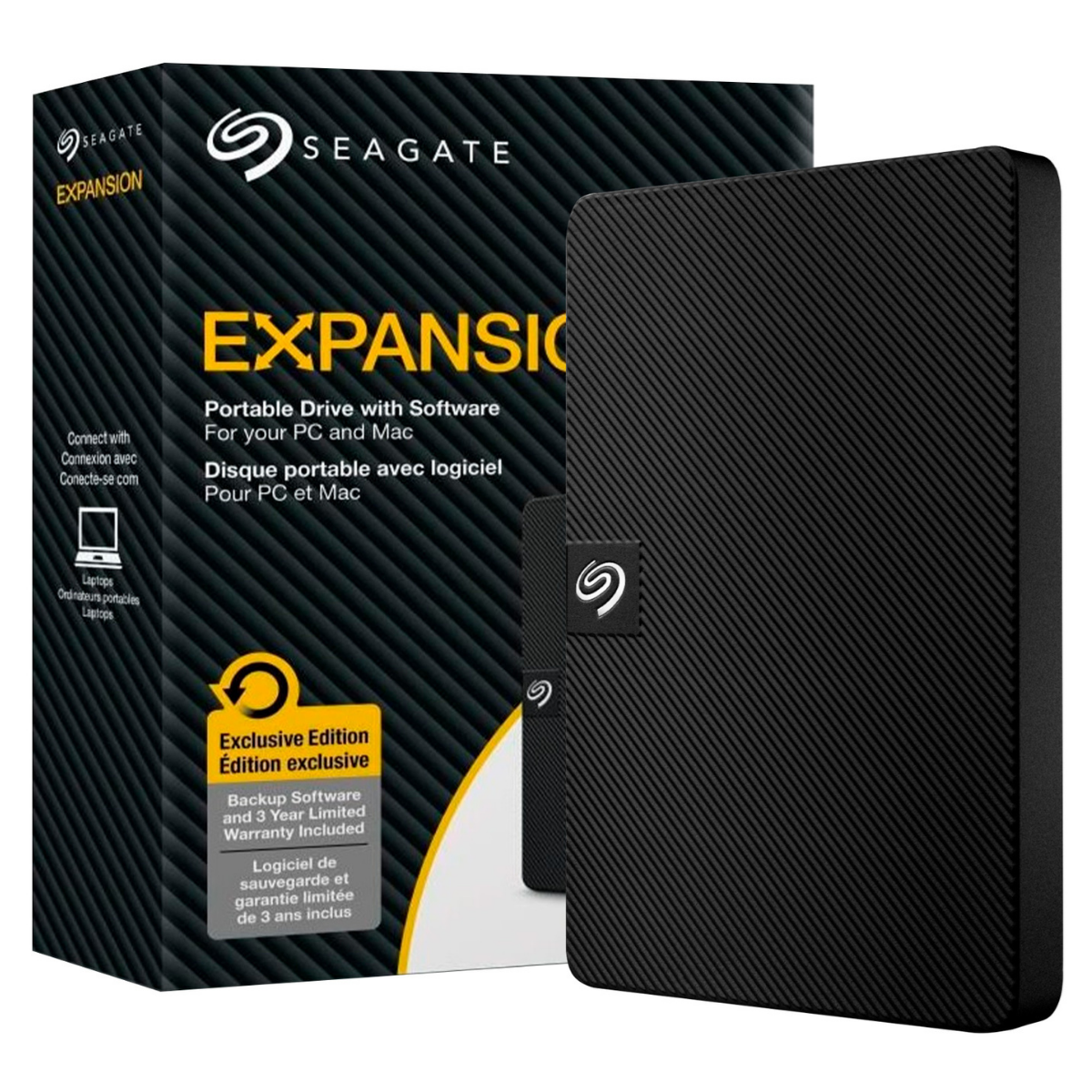 Disco Duro Externo Portátil Seagate Expansion 4TB USB Sin Fuente Externa en República Dominicana