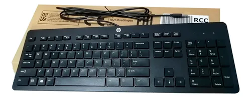 Teclado Original HP USB, Funcional y Económico para Uso Diario