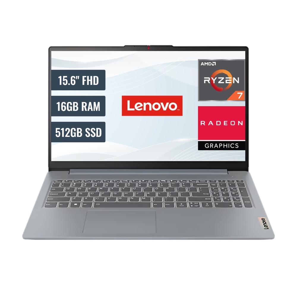 Portátil Lenovo IdeaPad Slim 3 de 15.6" FHD táctil, Ryzen 7 5825U, 16GB RAM, 512GB SSD