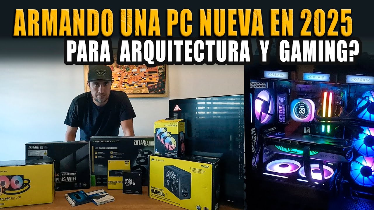 Computadora de alto rendimiento para gaming y diseño arquitectónico profesional en República Dominicana