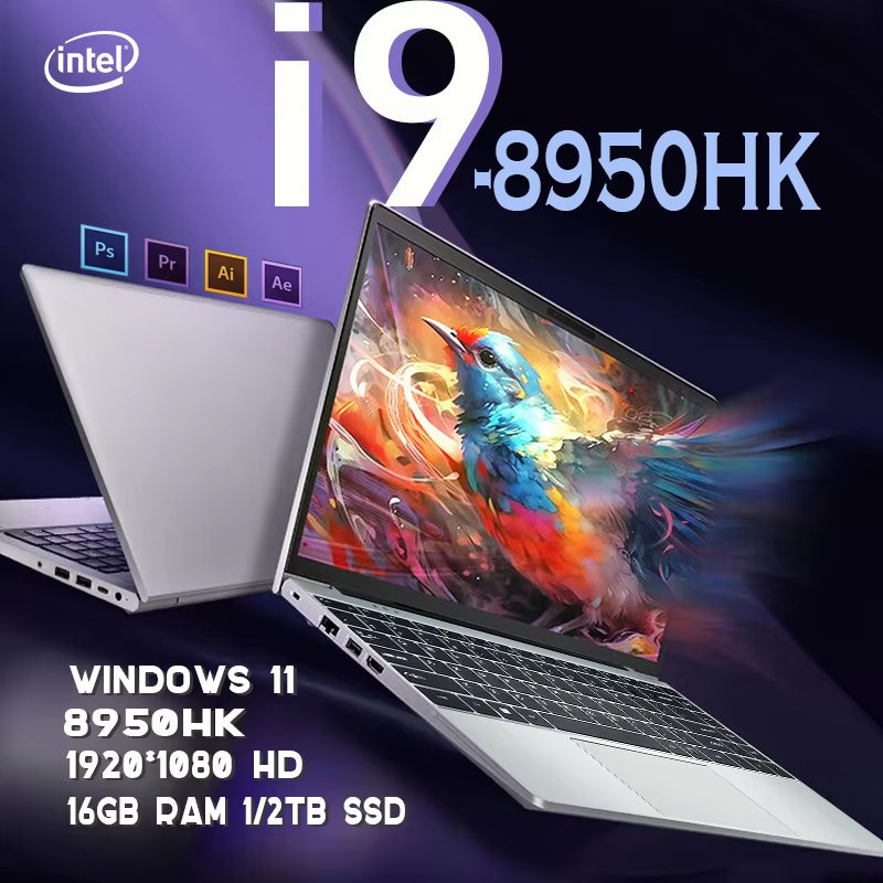Portátil Clevo con Intel i9-8950HK a 2.90 GHz, 16GB RAM, tarjeta gráfica dedicada de 6GB