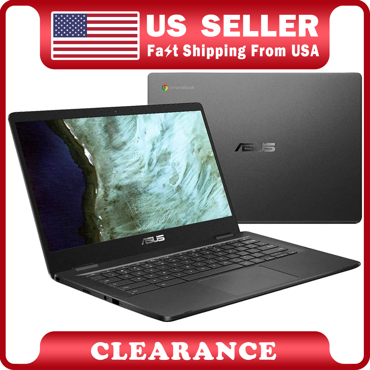 Portátil ASUS Chromebook C423N con sistema Chrome OS actualizado
