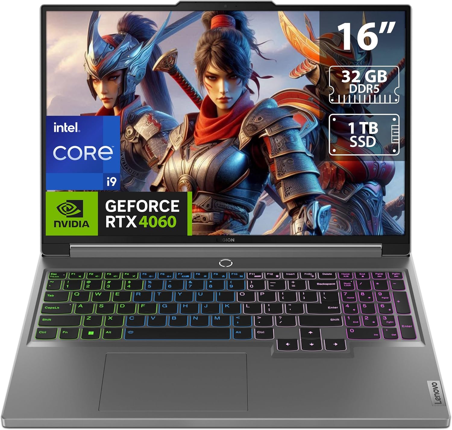 Lenovo Legion 5 16IRX9 con RTX 4060, SSD 512GB y 16GB RAM, Intel Core i7 14ª generación