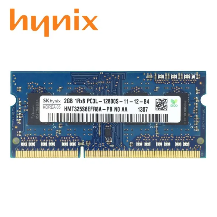 Memoria RAM SK hynix DDR3L 2GB PC3L12800 SODIMM para laptop en República Dominicana