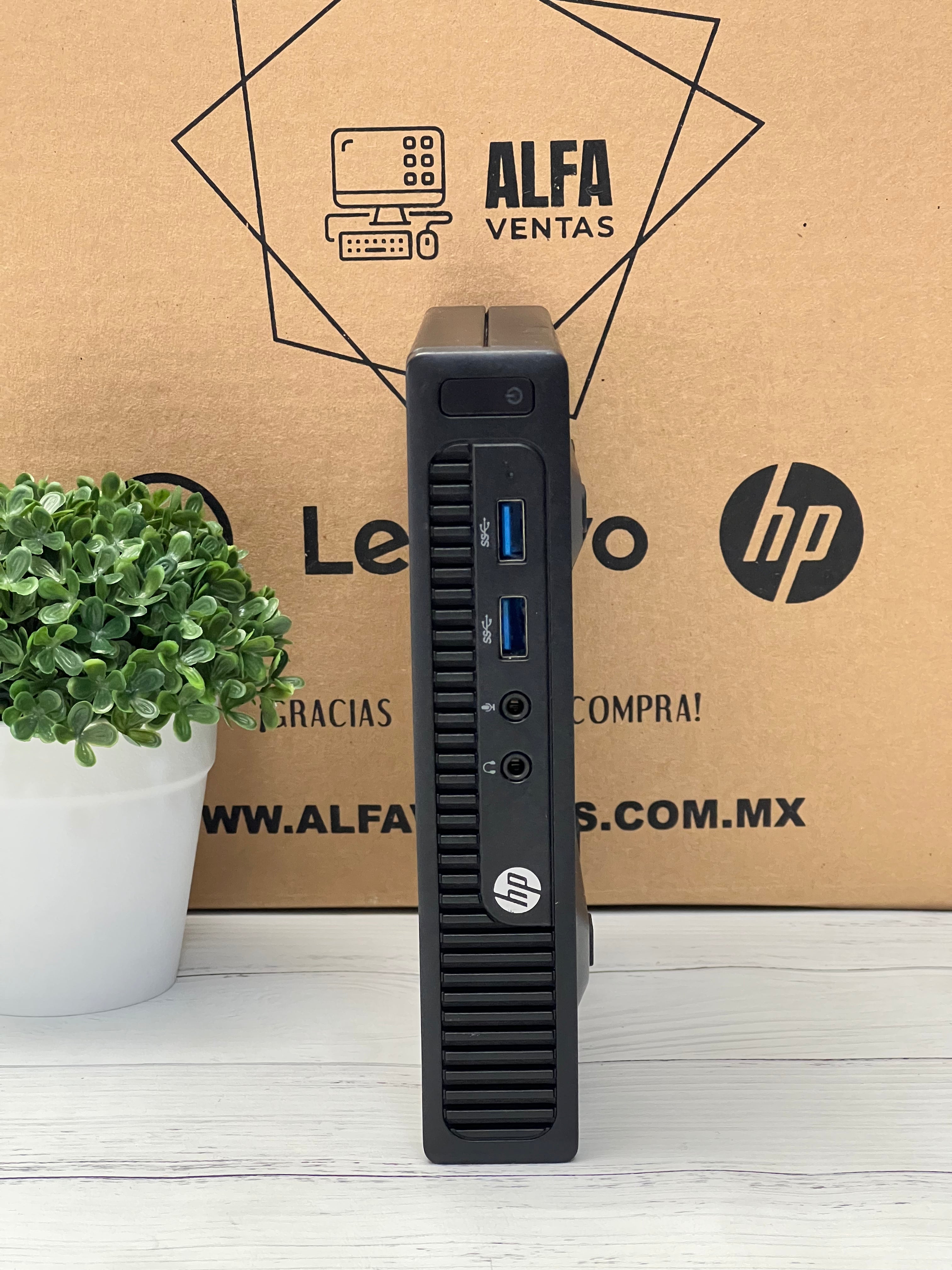 Computadora HP Mini CPU con Monitor IPS de 24" Full HD, Intel Core i5 6ª Gen, RAM 8GB DDR4, SSD 128GB y WiFi en República Dominicana