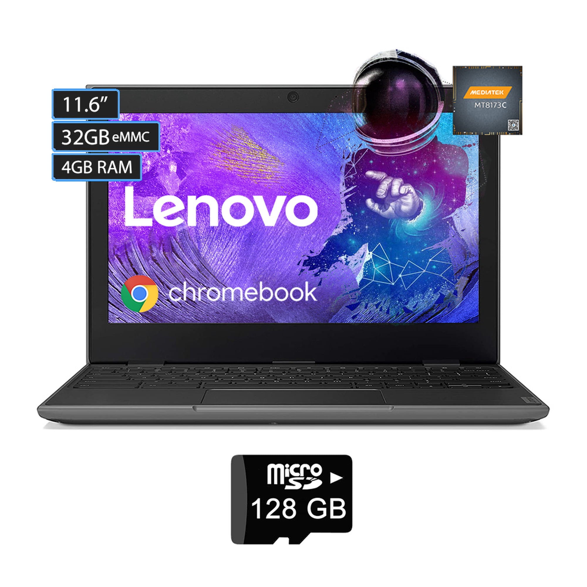 Laptop Lenovo Chromebook, fácil manejo y rendimiento confiable
