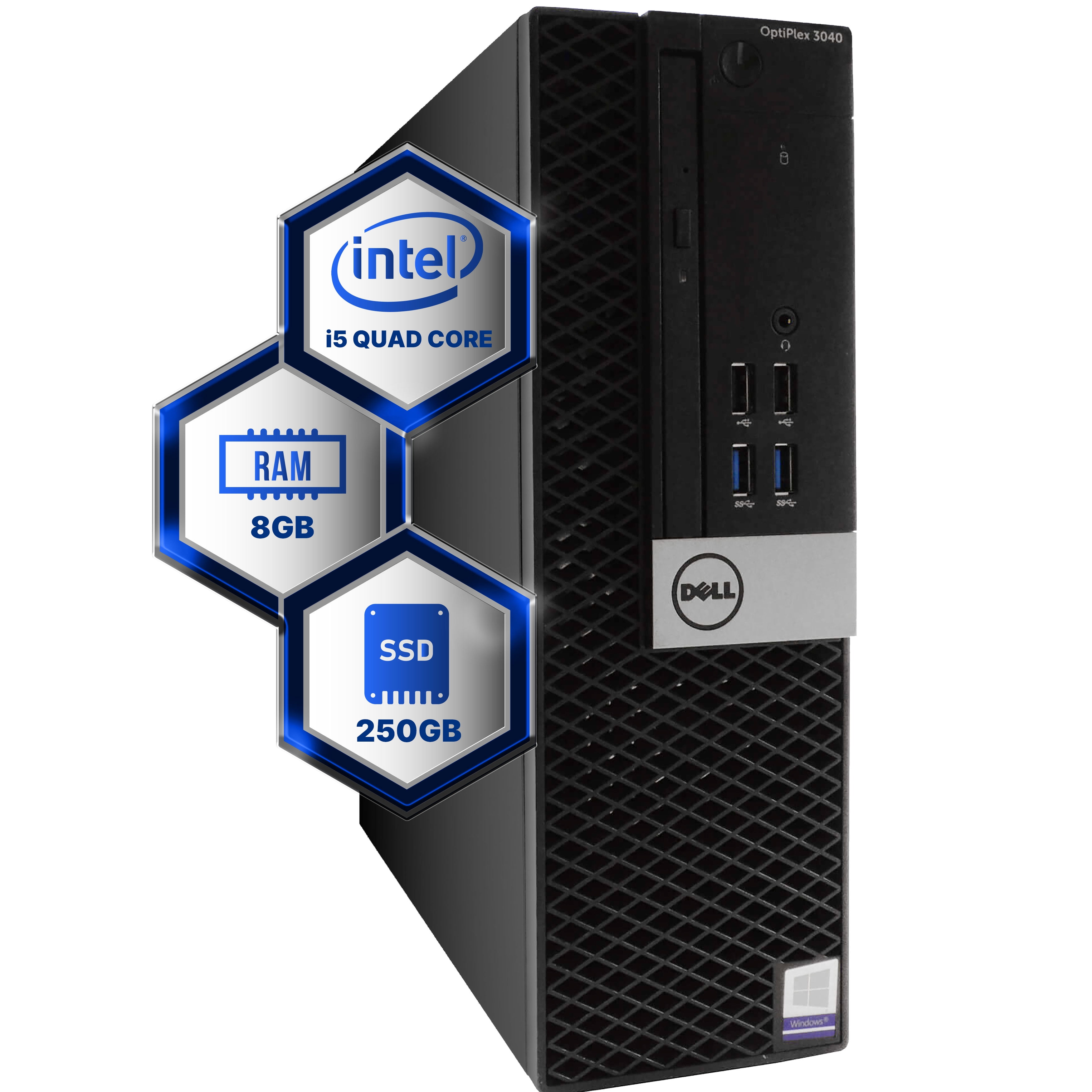 Computadora Dell Optiplex 3040 SFF con Intel i5 de 6ª generación, 8GB RAM y Disco Duro 500GB en República Dominicana
