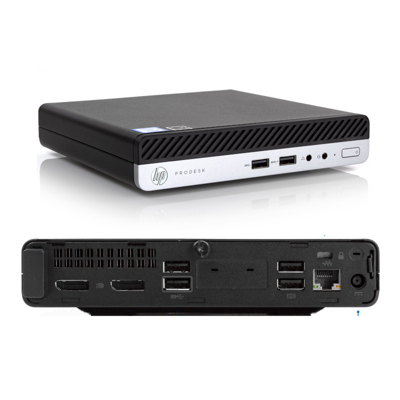Computadora de Escritorio HP ProDesk 400 G4 Mini, Intel Core i3 8ª Gen, 8GB RAM, 128GB SSD