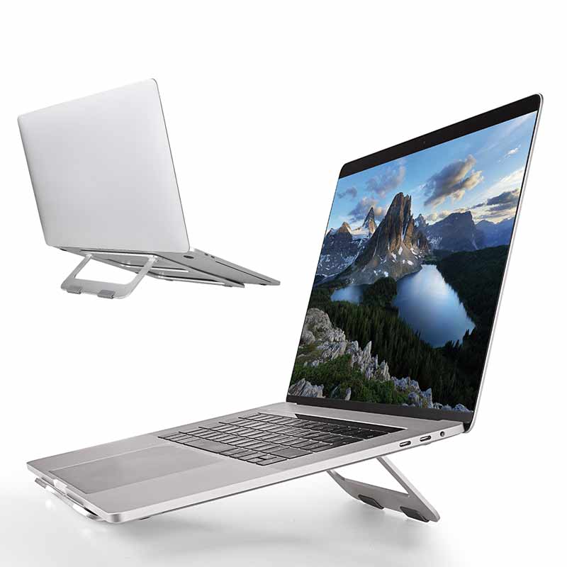 Soporte Ajustable para Laptop, Tablet e iPad – Base Versátil en Color Negro