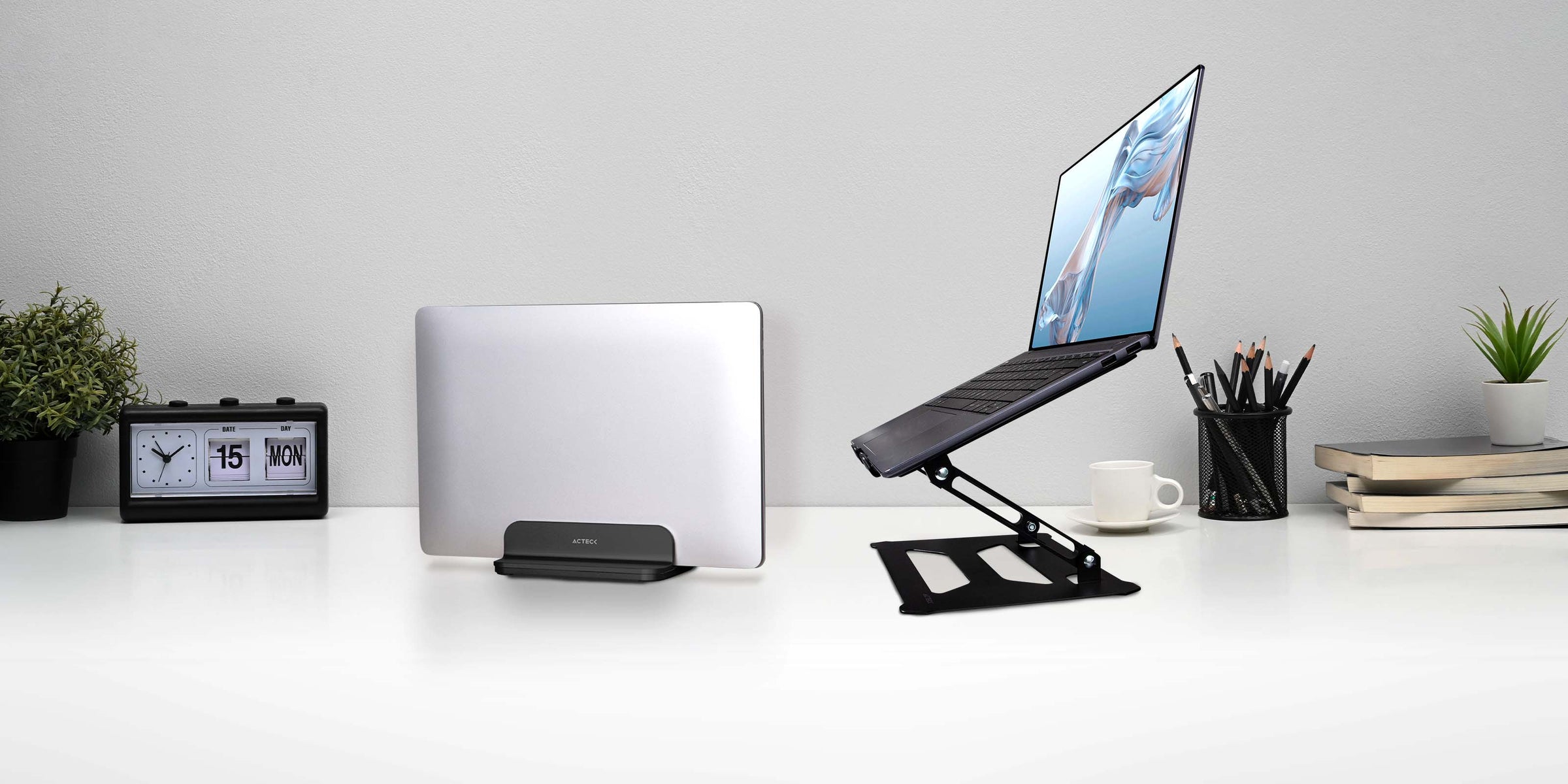 Soporte Ajustable para Laptop, Tablet e iPad – Base Versátil en Color Negro en República Dominicana