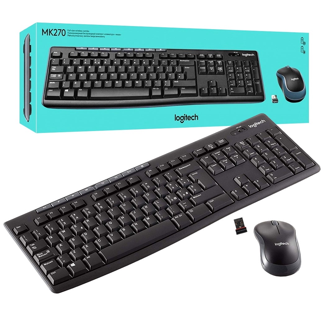 Kit de Teclado y Ratón Inalámbricos Profesional