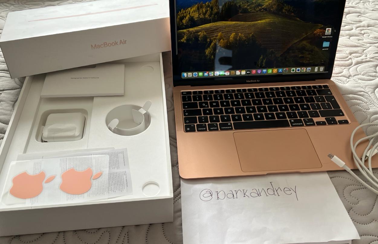 MacBook Air 2020 con chip Apple M1, rendimiento eficiente y confiable en República Dominicana