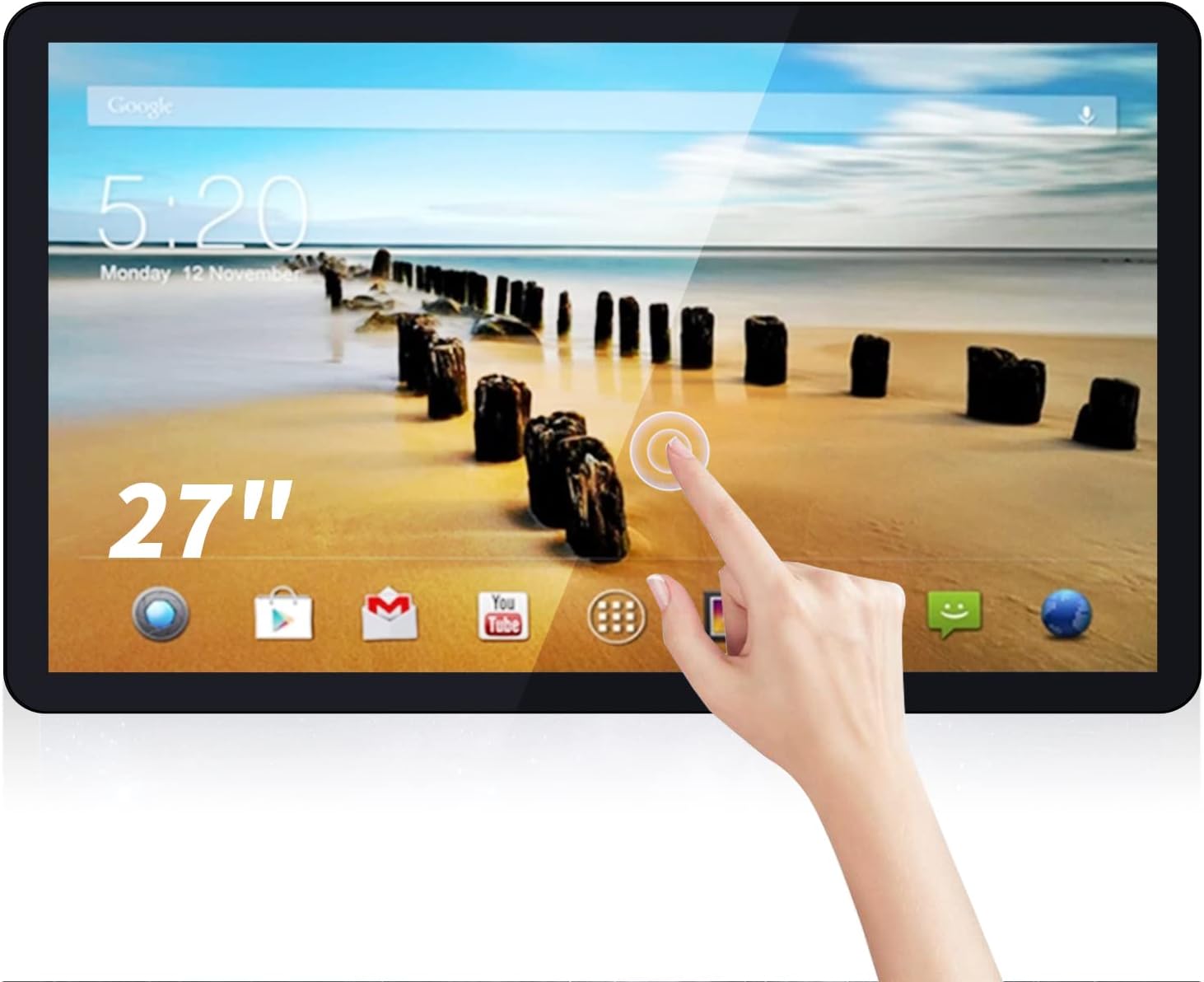 Pantalla táctil Full HD de 27 pulgadas, imagen nítida sin fallos en República Dominicana