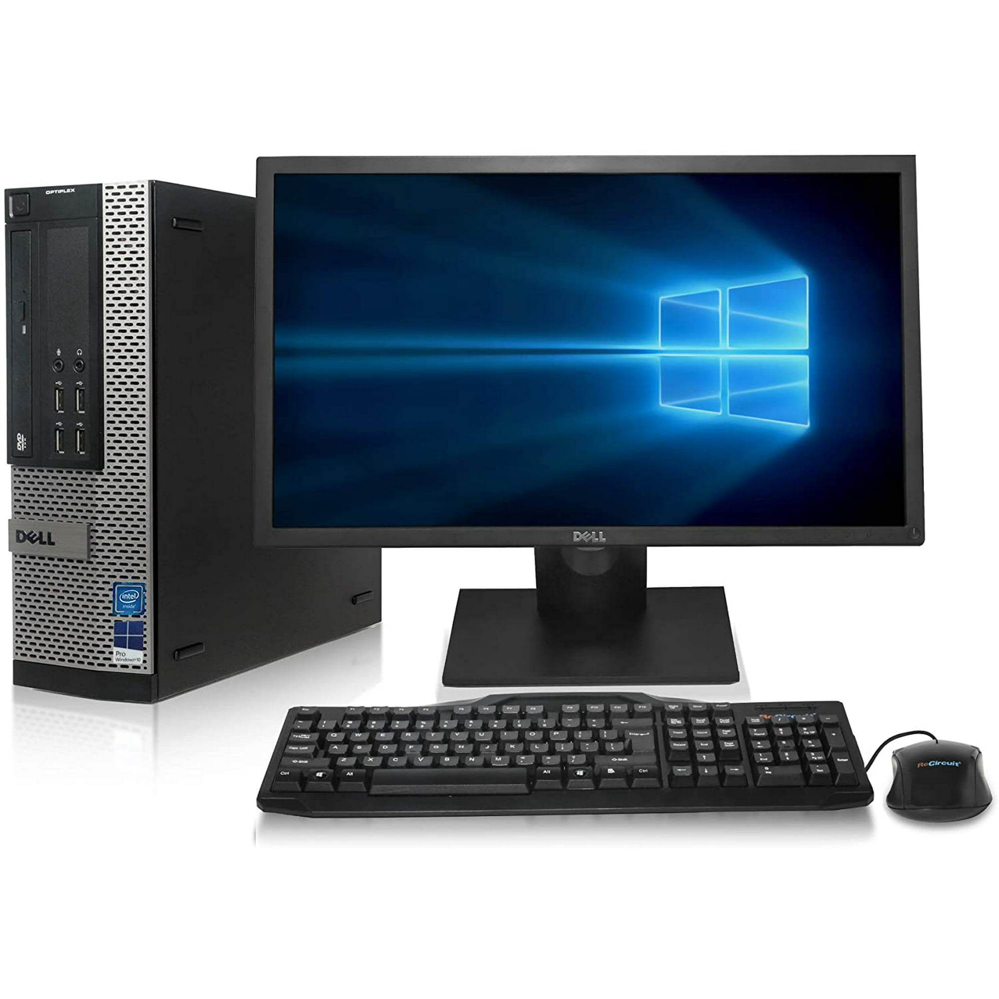 Computadora Completa Dell Core i5 7ma Gen, 8GB RAM DDR4, SSD 256GB, Monitor 24" en República Dominicana