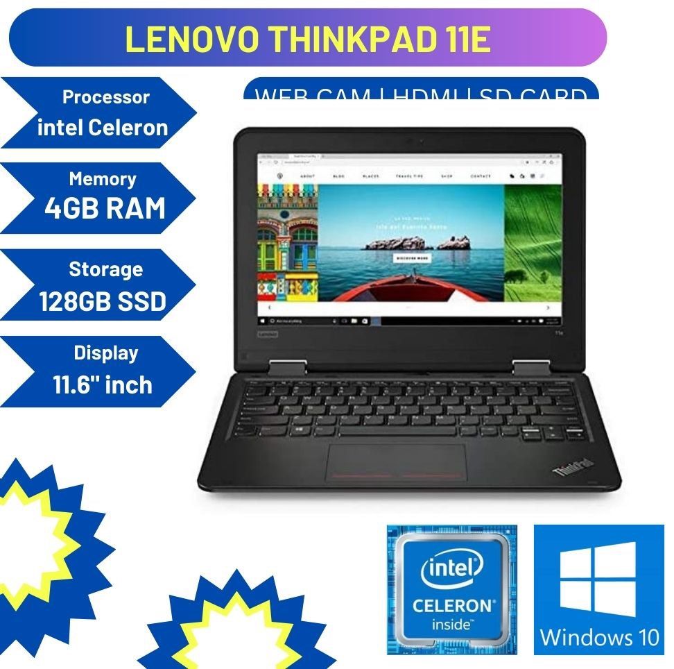 Laptop Lenovo ThinkPad 11e 8ª Generación con Intel Celeron N4100