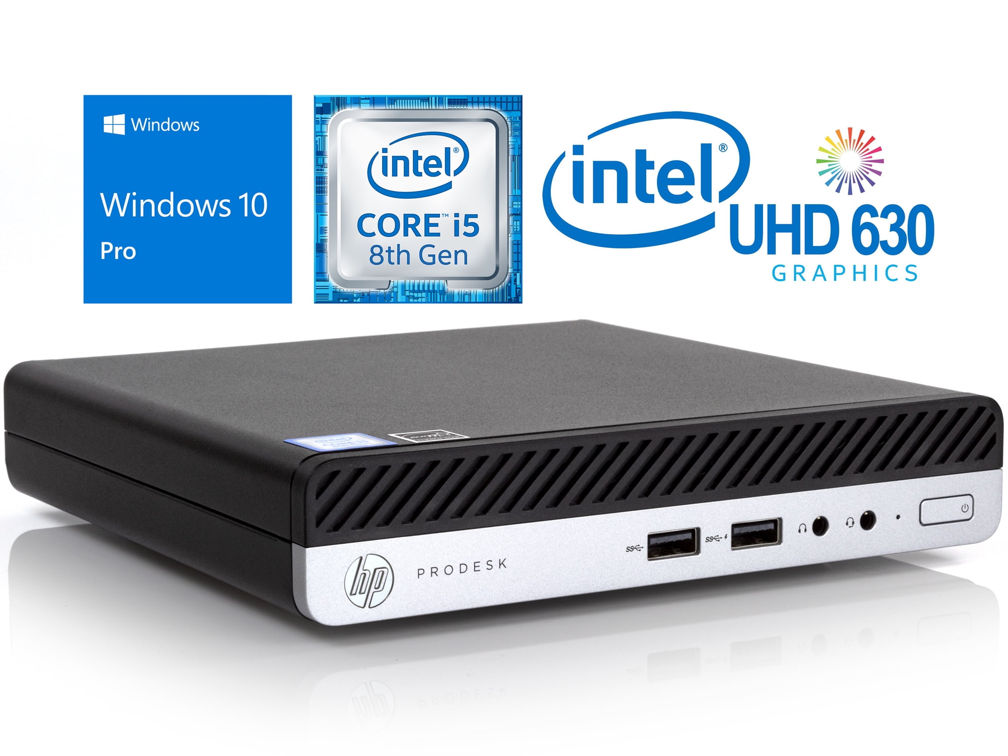 Computadora de Escritorio HP ProDesk 400 G4 Mini, 9ª Generación, Intel Pentium Gold G5400T, 4GB DDR4, 120GB SSD