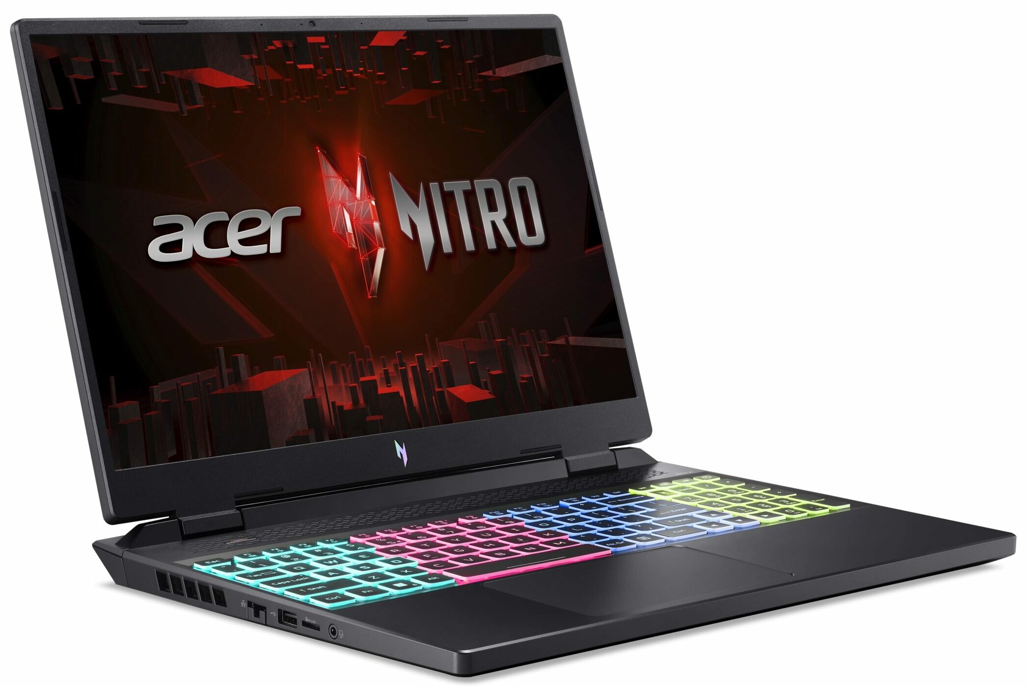 Laptop Gamer Acer Nitro V16 de 16" con Ryzen 5, 16GB DDR5, SSD 512GB y NVIDIA RTX 4050 de 8GB