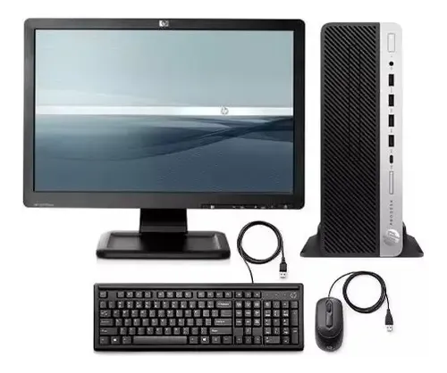Equipo Completo HP Core i5 6ª Gen, 8GB DDR4 RAM, SSD 128GB, Monitor IPS 24” Full HD, Teclado y Mouse Incluidos en República Dominicana