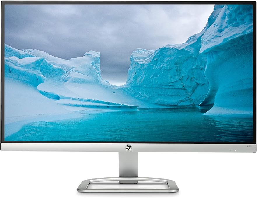 Monitor HP de 25" LED Full HD 1080p con HDMI y VGA, color negro