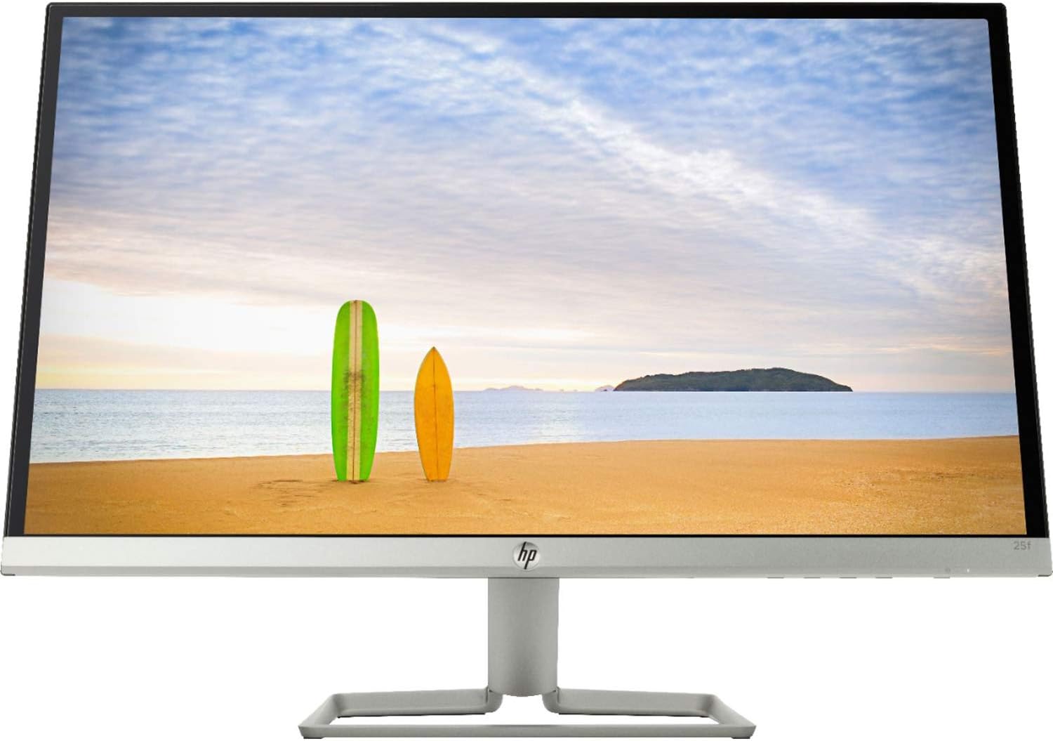 Monitor HP de 25" LED Full HD 1080p con HDMI y VGA, color negro en República Dominicana