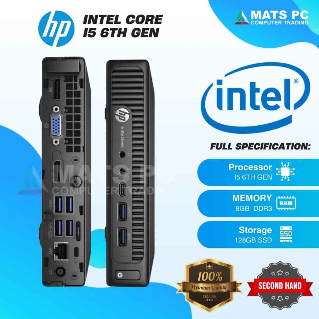 Combo PC HP Mini con 8GB RAM y Procesador Intel Core i5 en República Dominicana