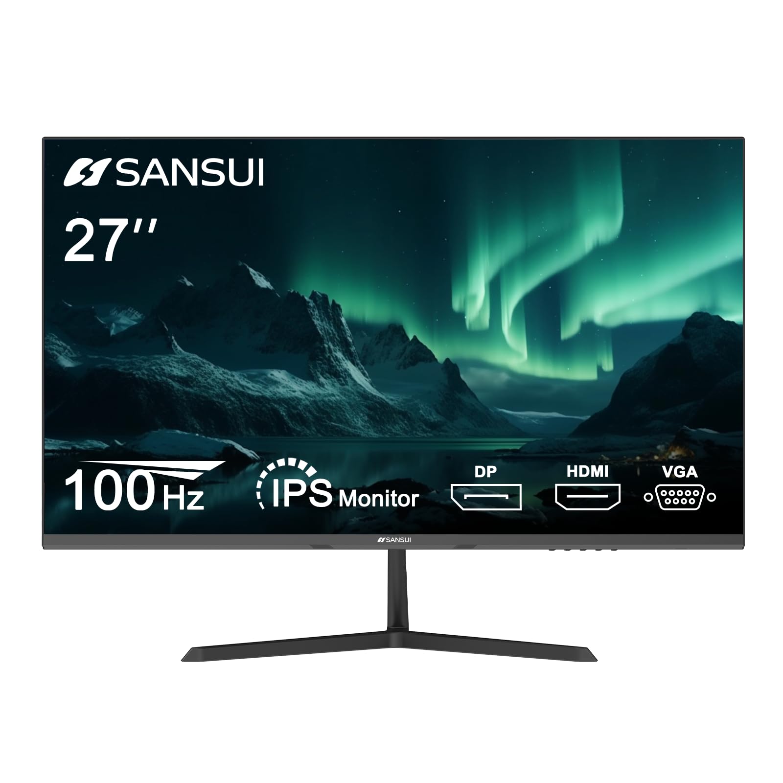Monitor SANSUI de 27 pulgadas – Pantalla amplia y nítida en República Dominicana
