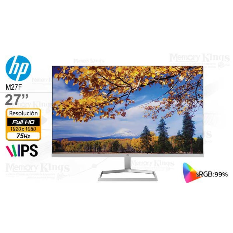 Monitor HP de 27 pulgadas con pantalla nítida y entrada VGA en República Dominicana