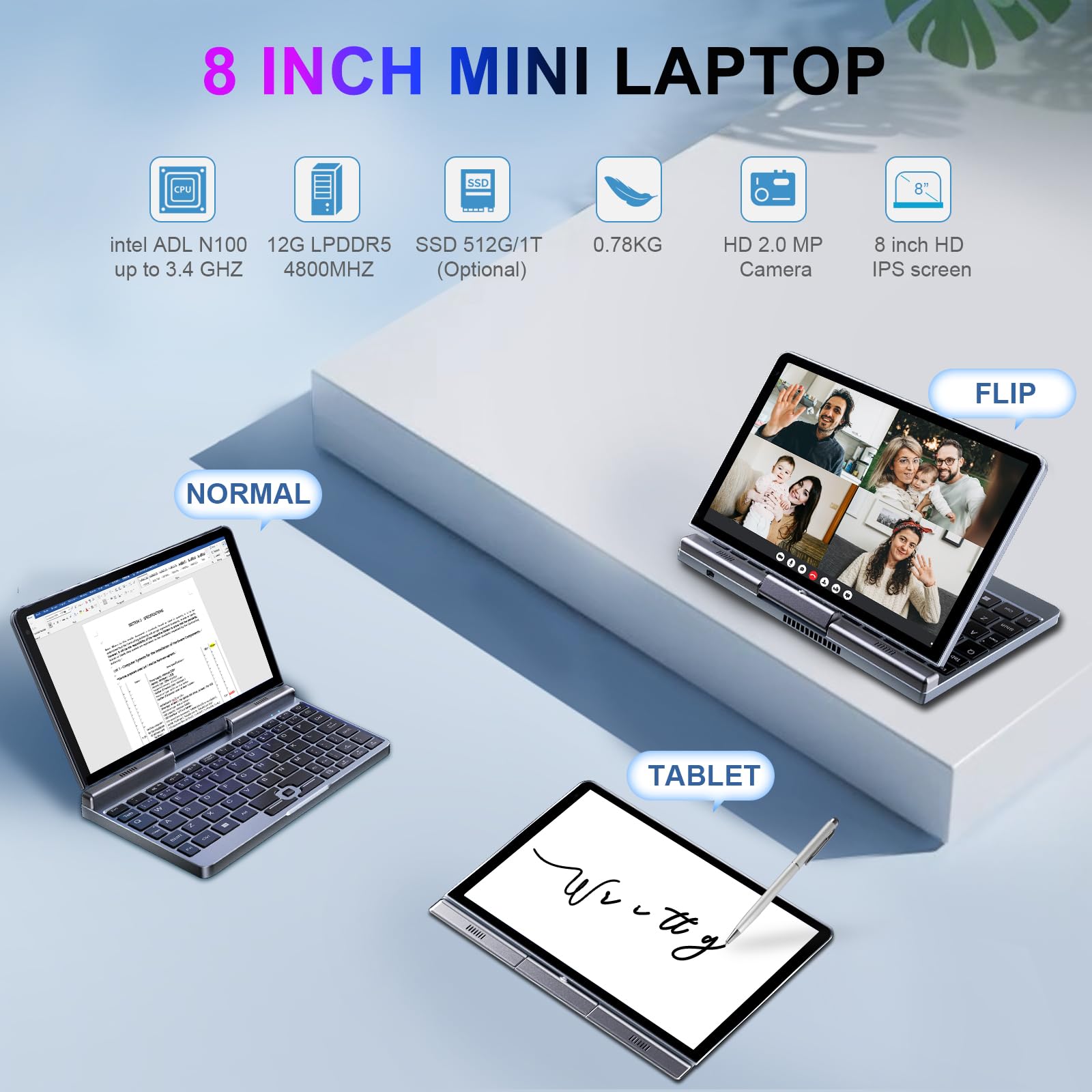 Dos mini laptops económicas por $7,500 en República Dominicana