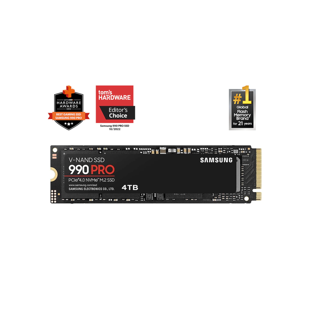 Samsung 990 Pro SSD NVMe M.2 4TB de Alto Rendimiento