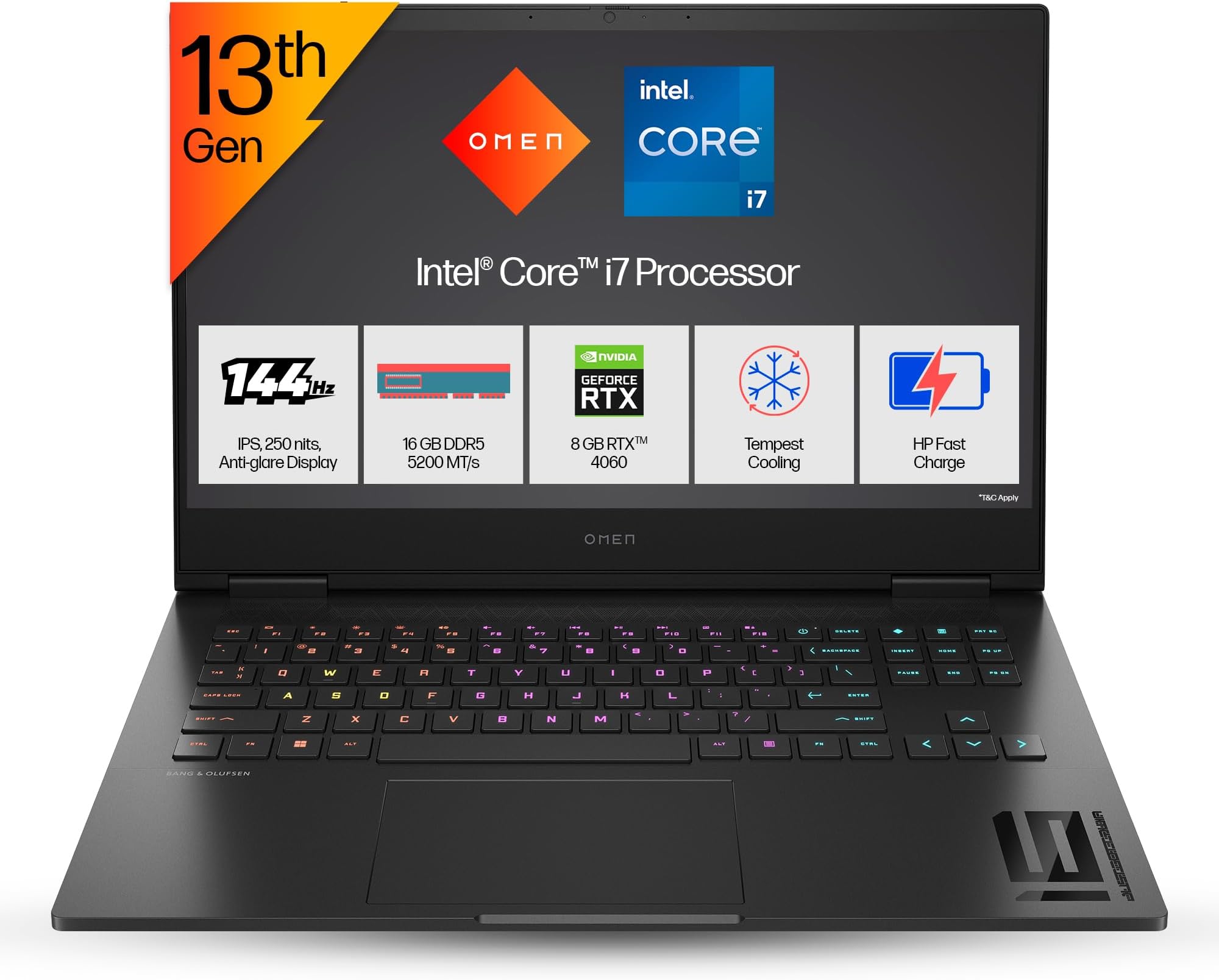Laptop HP Omen Gaming Core i7 13ª Gen, 32GB RAM, SSD 1TB, NVIDIA RTX 4060 8GB, Pantalla 16" 1080p 165Hz IPS en República Dominicana