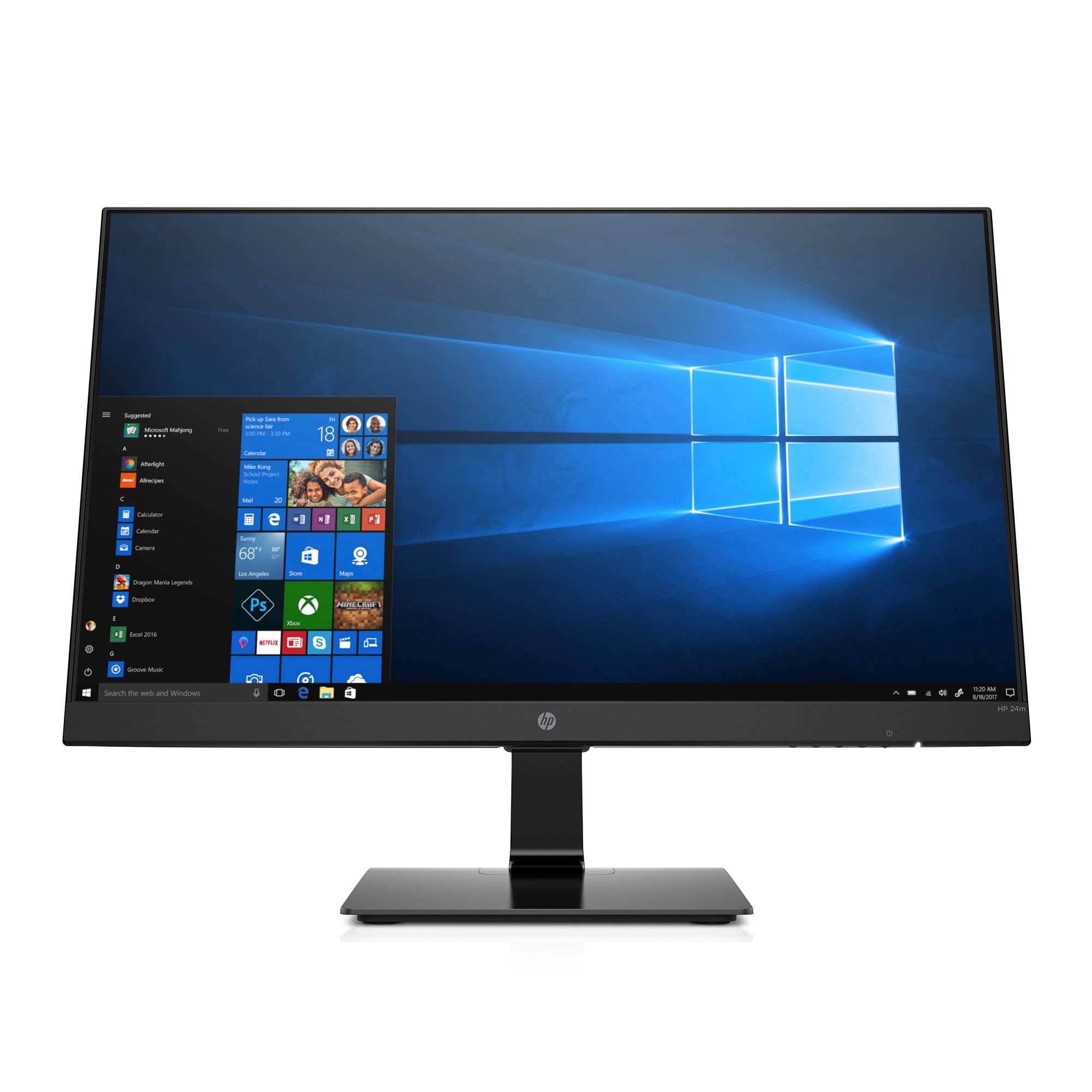 Monitor HP LED 24" Full HD 1080p con HDMI, VGA, DisplayPort y USB