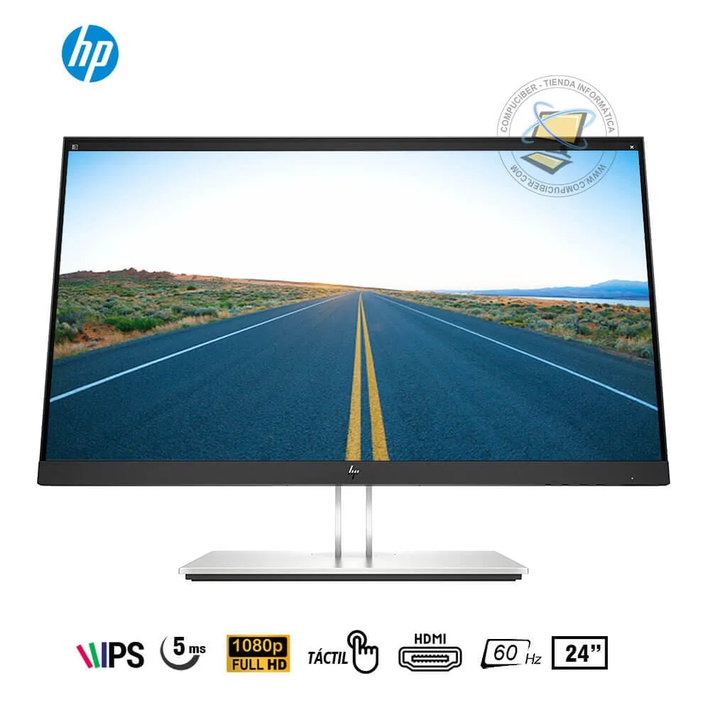Monitor HP LED 24" Full HD 1080p con HDMI, VGA, DisplayPort y USB en República Dominicana