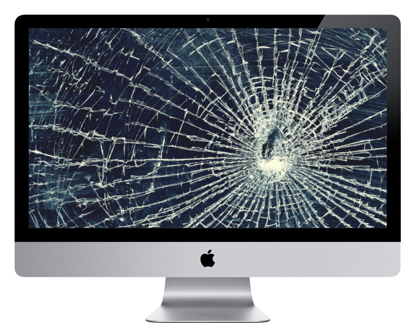 iMac M4 con pantalla funcional y cristal roto