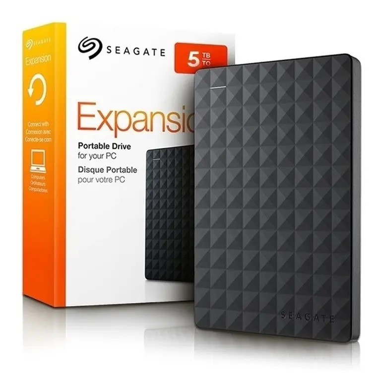 Disco Duro Externo Seagate Expansion 5TB USB 3.0 2.5" Compatible con Windows