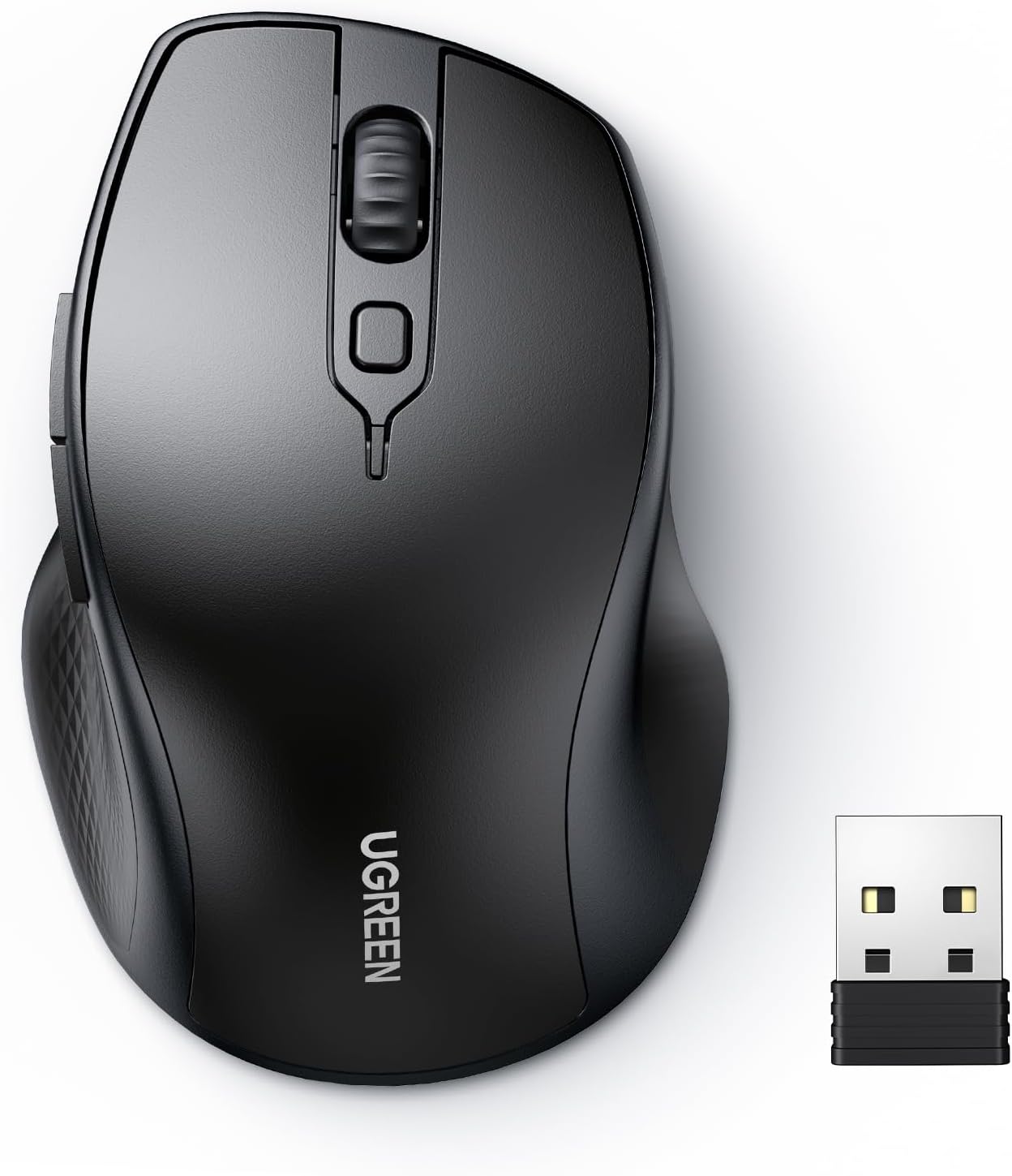 Mouse inalámbrico ergonómico con conexión estable y diseño compacto en República Dominicana