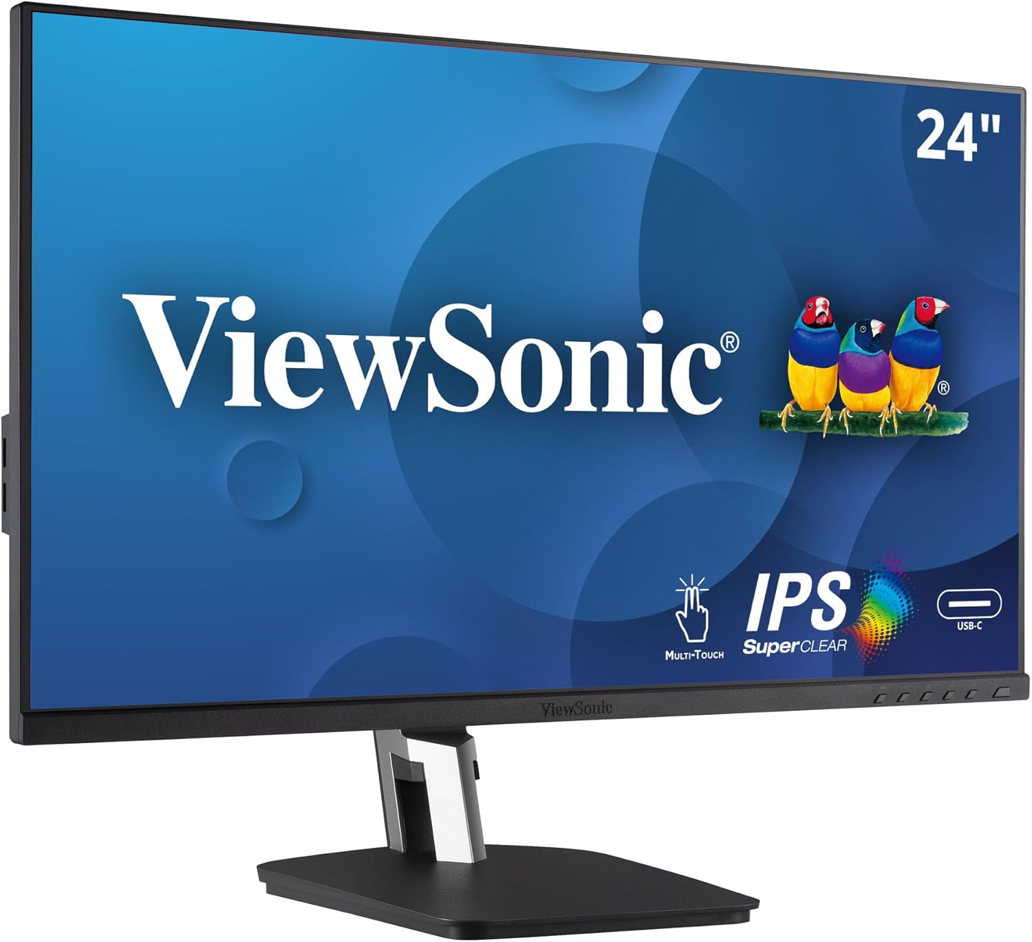 Monitor ViewSonic 24" Full HD 1080p con Altavoces Integrados y Múltiples Entradas