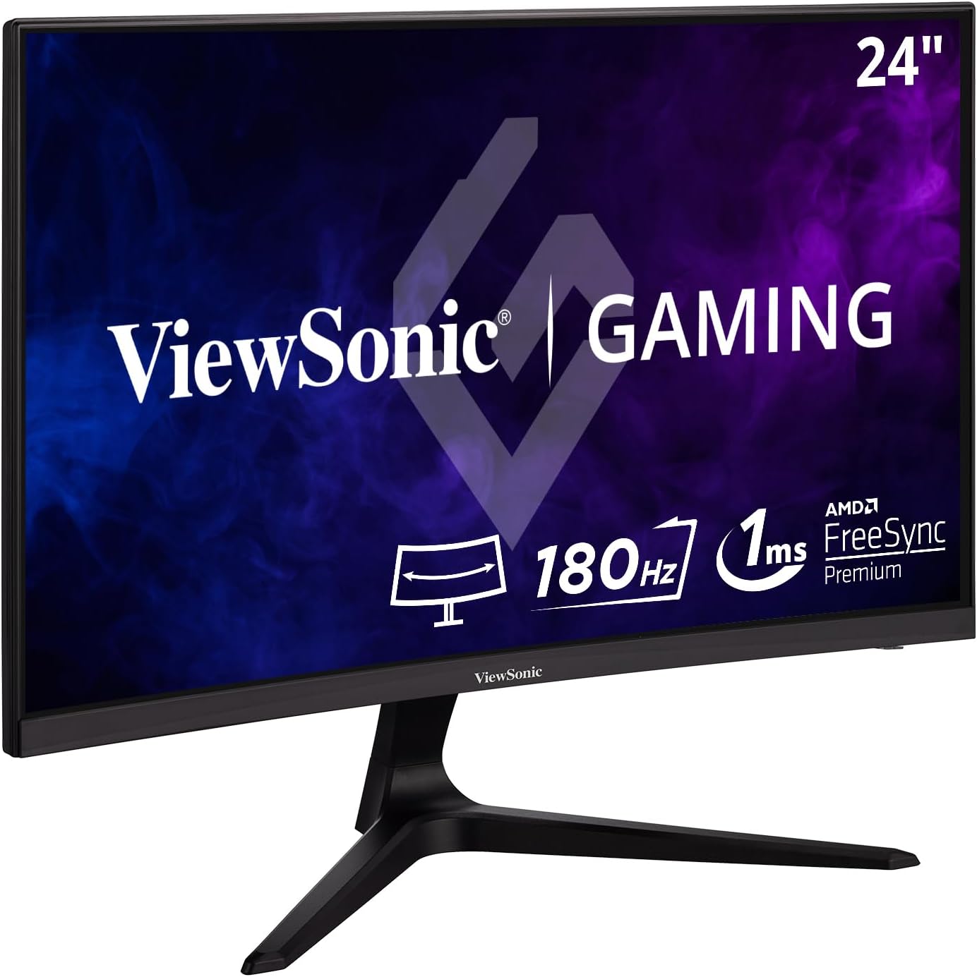 Monitor ViewSonic 24" Full HD 1080p con Altavoces Integrados y Múltiples Entradas en República Dominicana