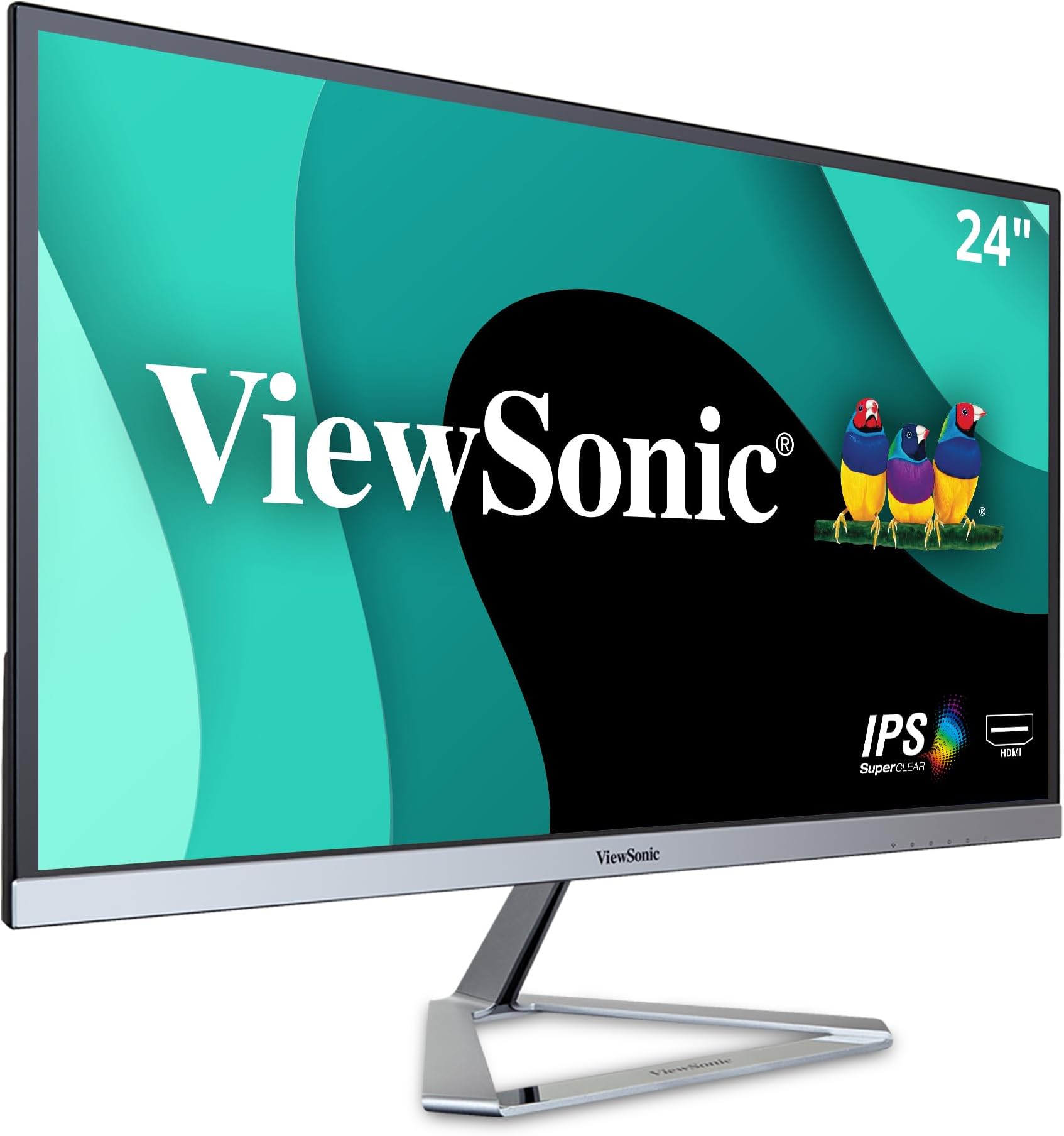 Monitor ViewSonic 24" Full HD 1080p con Altavoces Integrados y Múltiples Entradas en República Dominicana