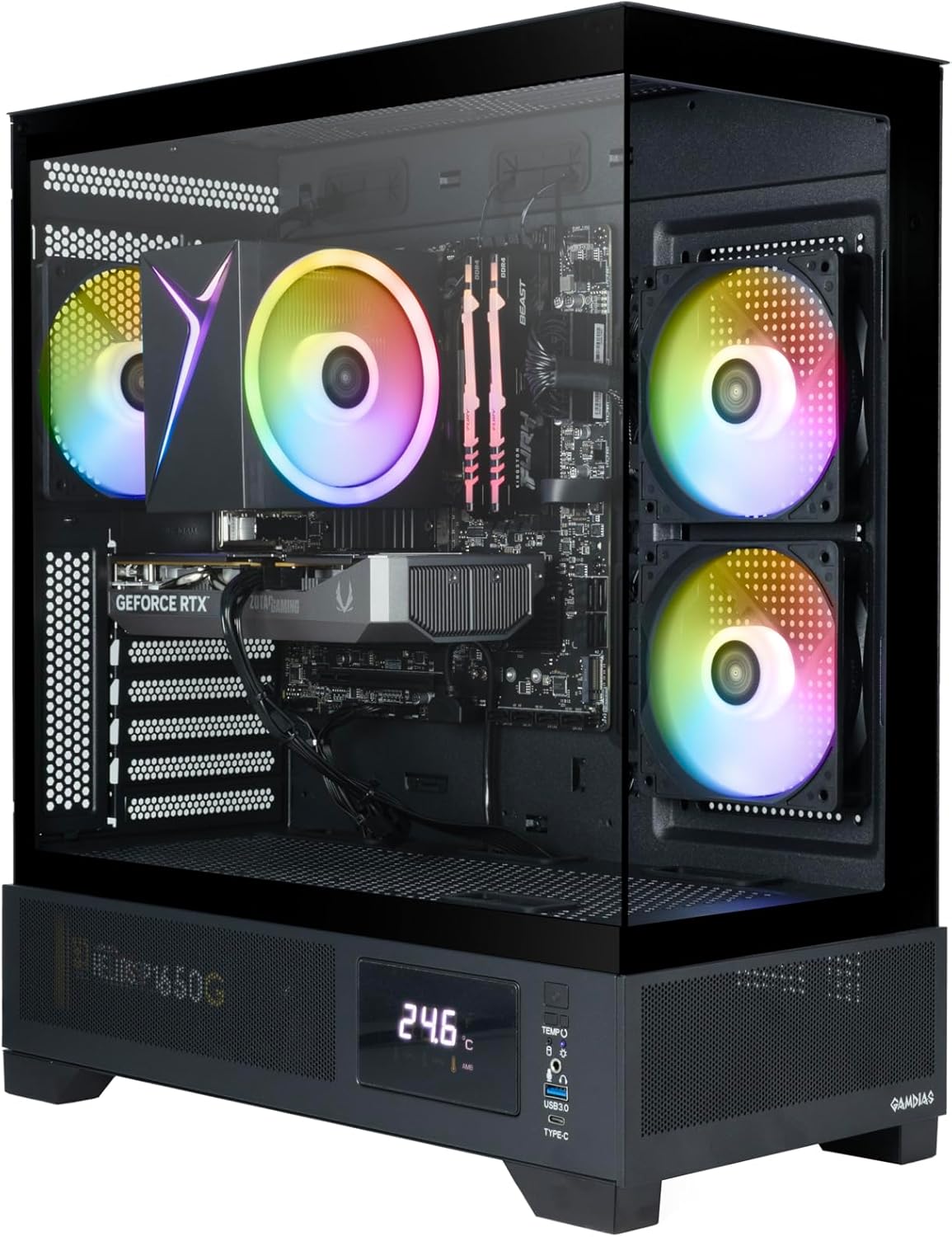 PC Gamer Zotac con RTX y SSD WD Blue 1TB – Alto Rendimiento para Juegos en República Dominicana