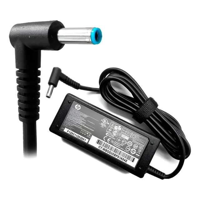 Cargador Original HP Polo Azul 19V con Salidas de 2.31A y 4.62A en República Dominicana