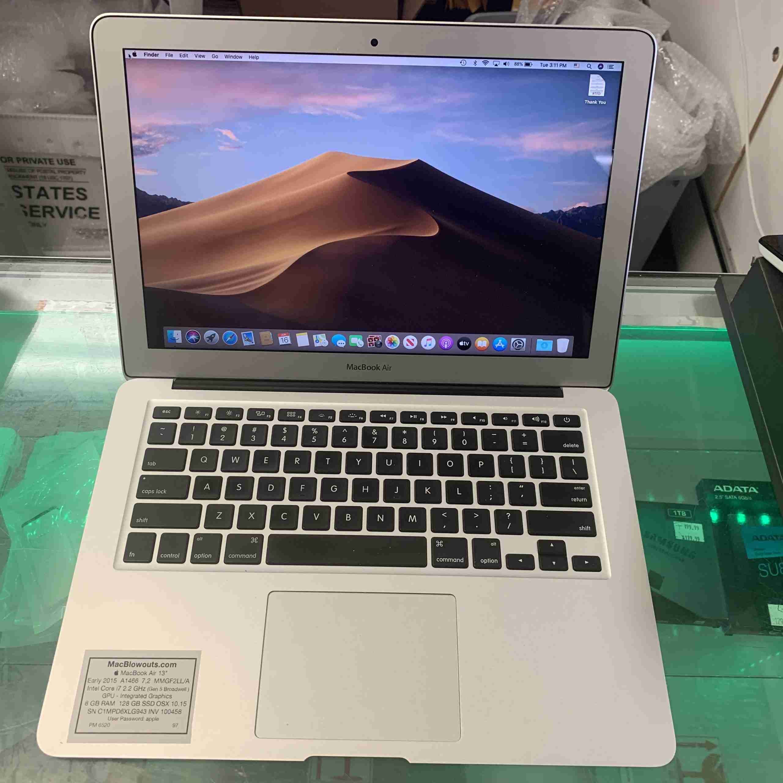 MacBook Air 2015 con procesador Intel Core i7