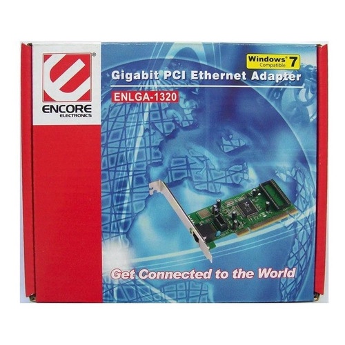 Tarjeta de Red PCI Encore Gigabit Ethernet 10/100/1000 Mbps ENLGA1320 en República Dominicana