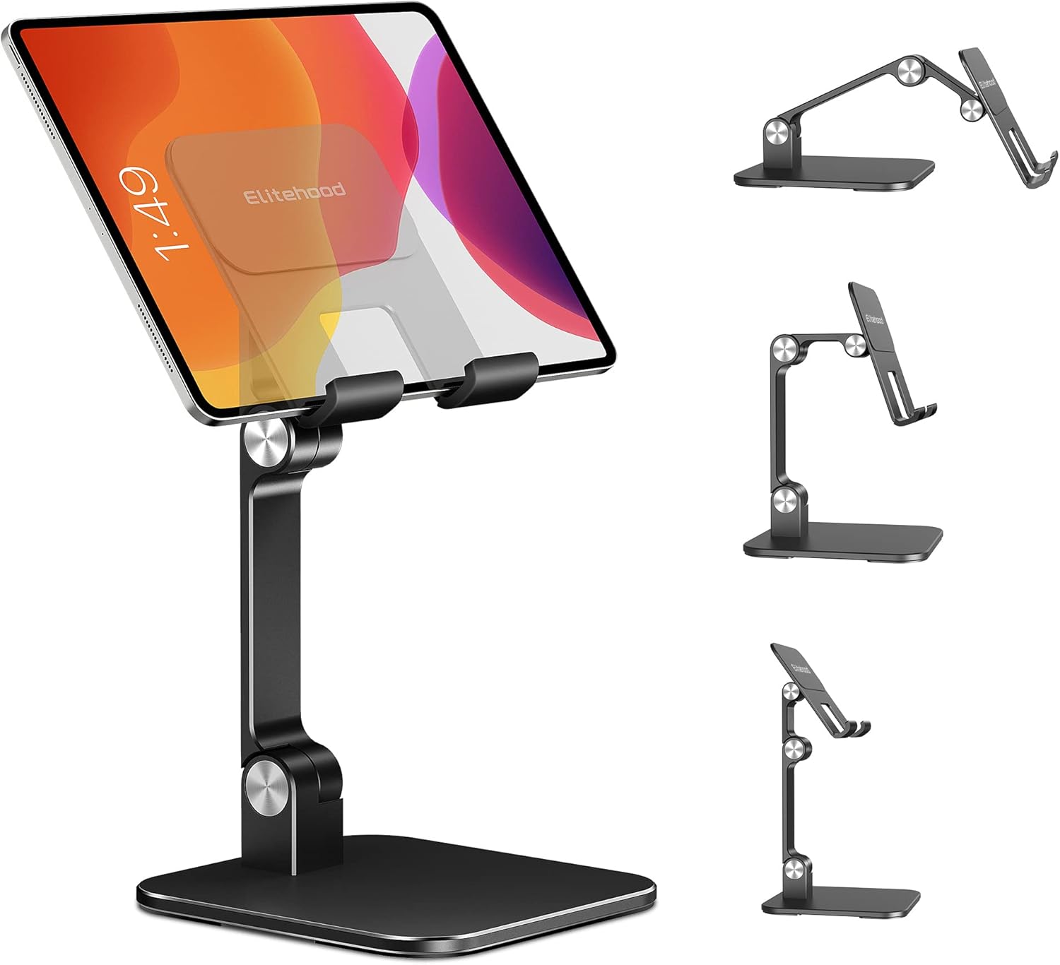 Soporte ajustable para laptop, tablet e iPad, diseño compacto y resistente en República Dominicana