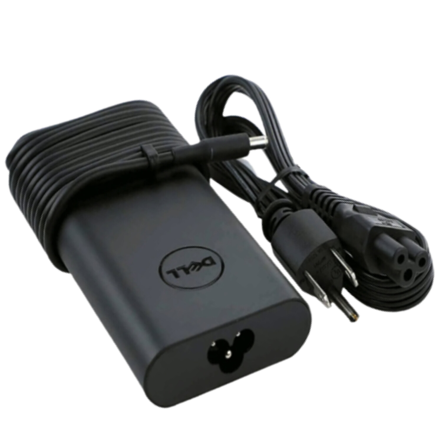 Cargador Dell 65W 19.5V 3.34A con conector cilíndrico ancho para laptops Inspiron, Latitude y Vostro